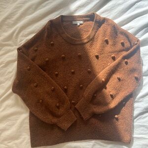 Madewell Rust Knit Sweater
